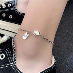 925 Sterling Silver Good Luck Women's Anklet Gift