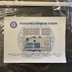 Adjustable Window Screen – $20