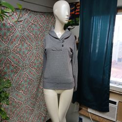 Converse Unisex Grey Pullover Sweater, Size S