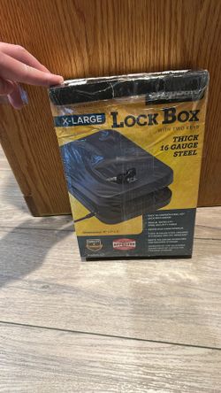 XL Lock Box Gun Pistol Safe