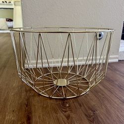 Gold Decorative Basket
