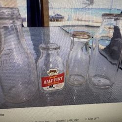 Milk Bottles Set Of Four 
