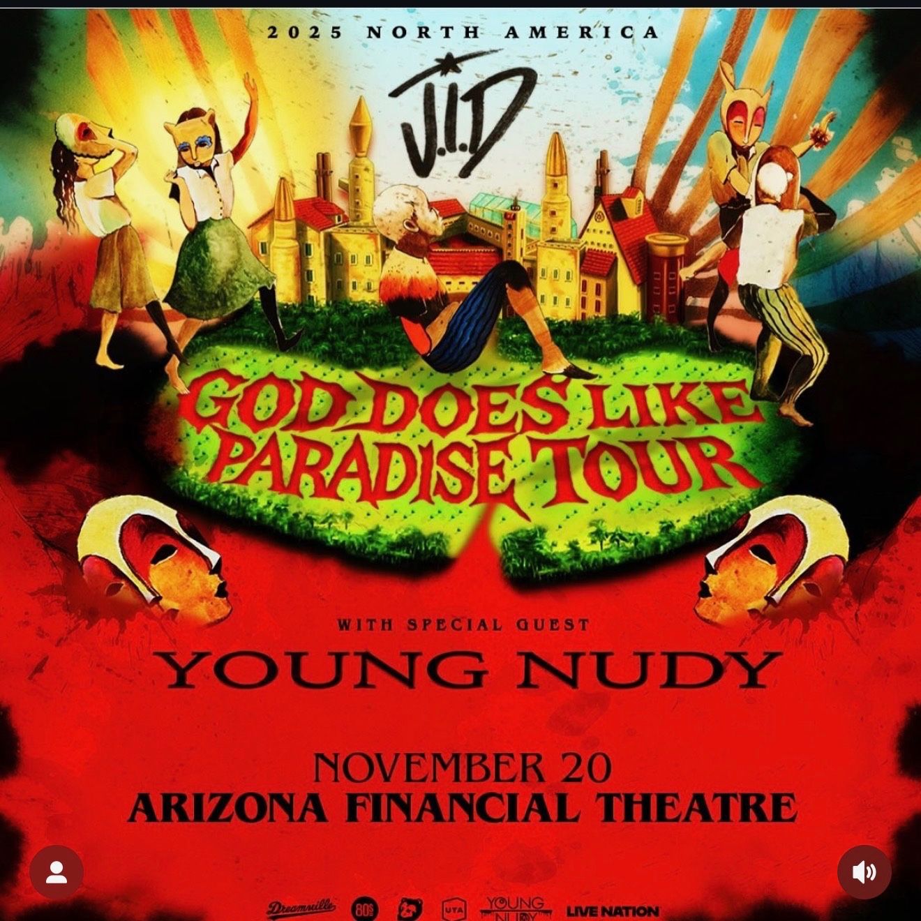 2 Tickets For JID  Arizona Financial theatre!! 🎟️ 