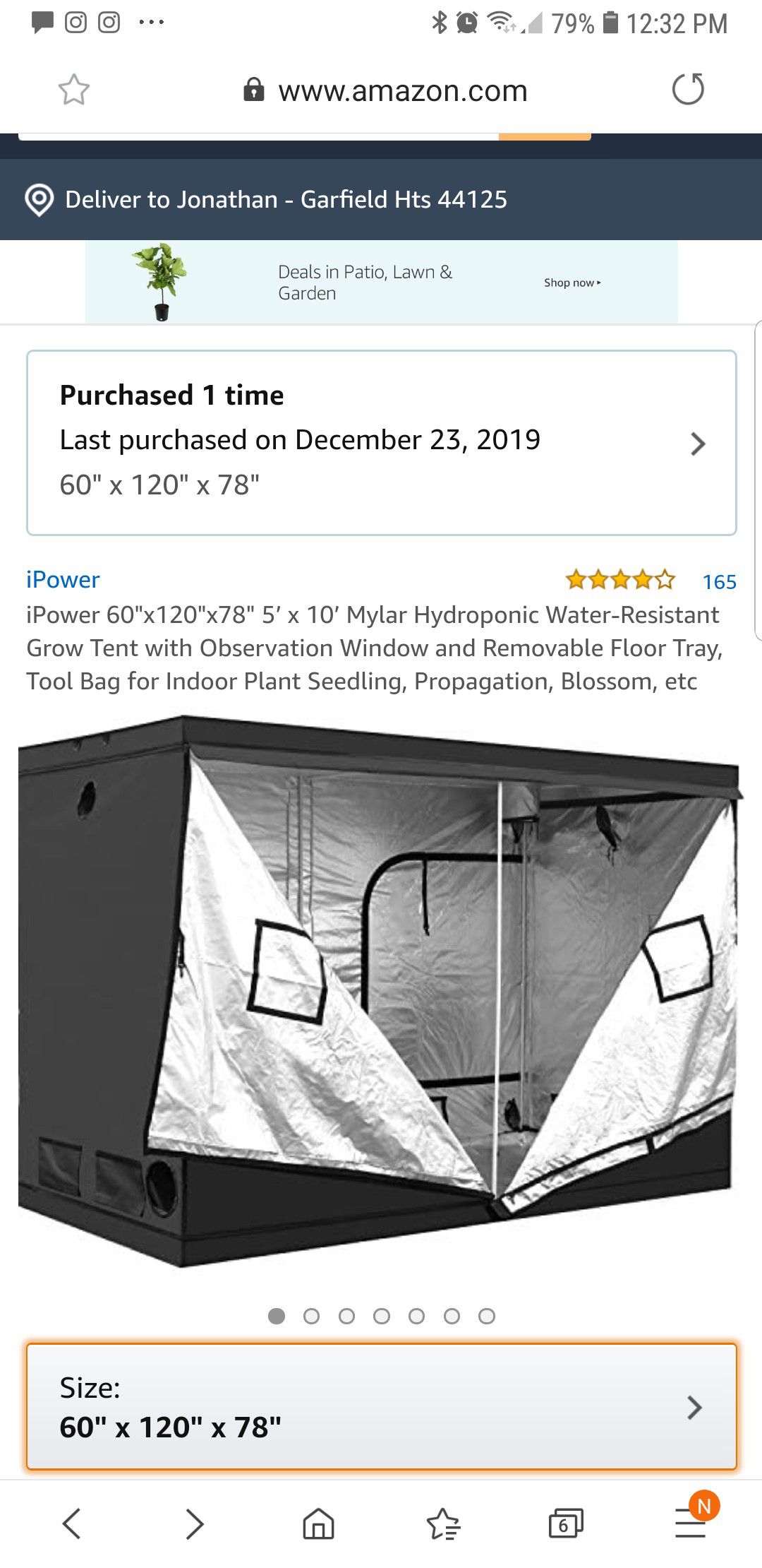 10 x 5 Grow Tent