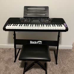 Electric Rock Jam Piano, Like New In A Box
