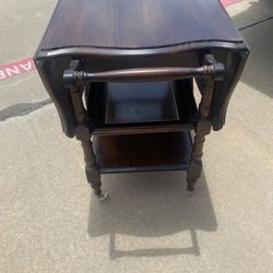 Carrito Rustico Para Vinos Es Madera