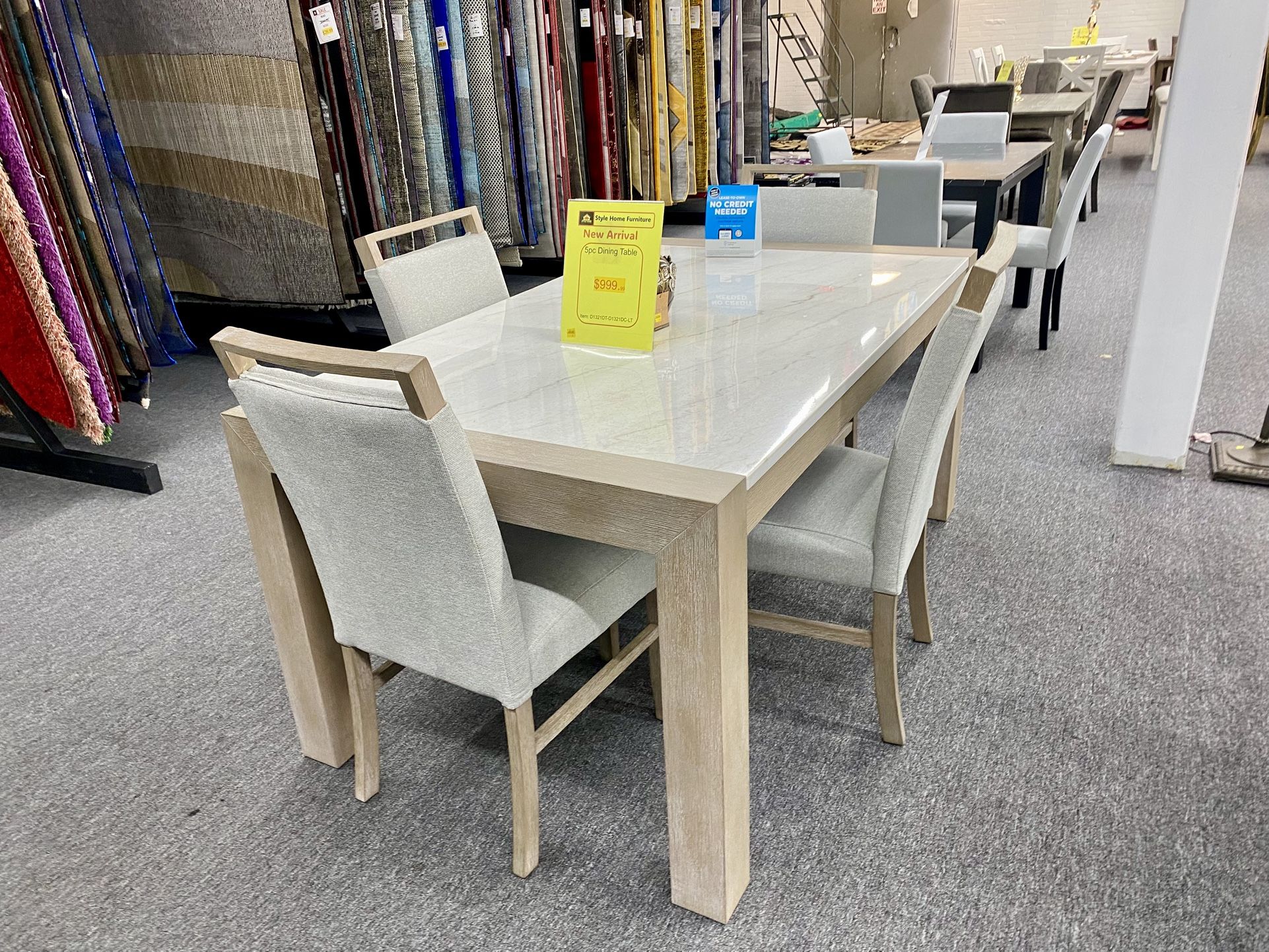 5pc Dinning Table Set $999