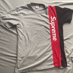 Small grey supreme tee