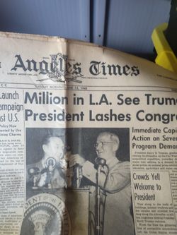 Los Angeles Times 1948 Paper