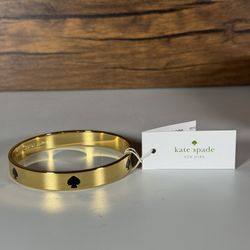 Kate Spade New York Gold/Black Bracelet Bangle 