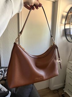Michael Kors Brown Leather Shoulder Bag