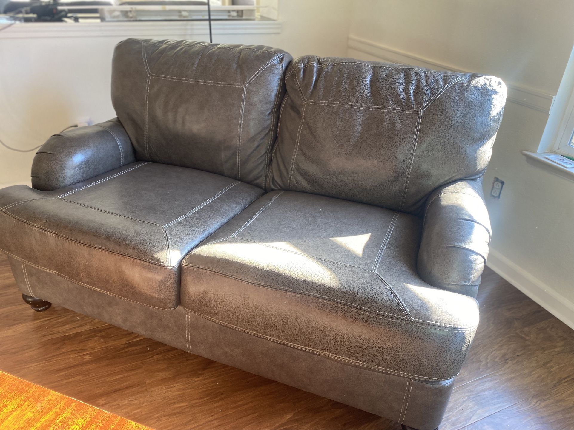Soft Micro Leather Love Seat Couch