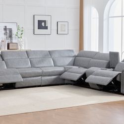 Power Reclining Sectional Zero Down Finance Available 