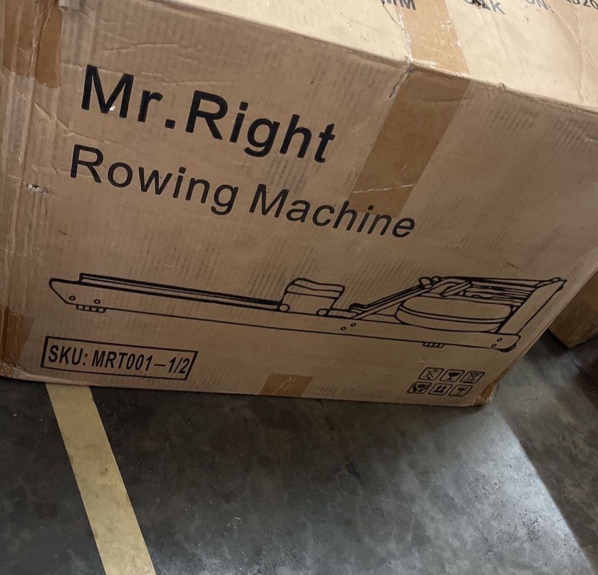 Mr right rowing machine