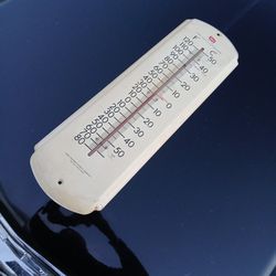 Antique IDEAL DOUBLE SCALE SCHOOL THEROMETER