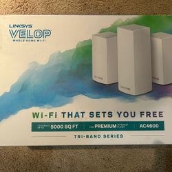 Linksys Velop AC4600 Router/Whole Home Wi-Fi