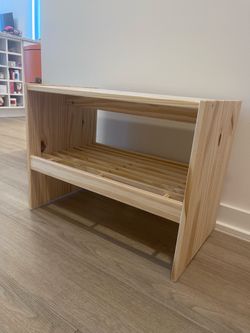 IKEA Raggberg Bench with Shoe Storage Wood, Shoe Bench