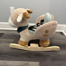 Children rocking chair, giraffe theme