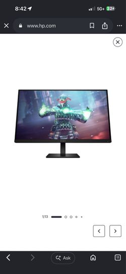 HP omen 27i gaming monitor