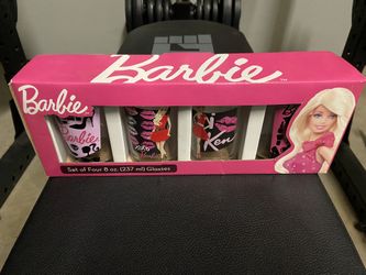 Barbie Glassware