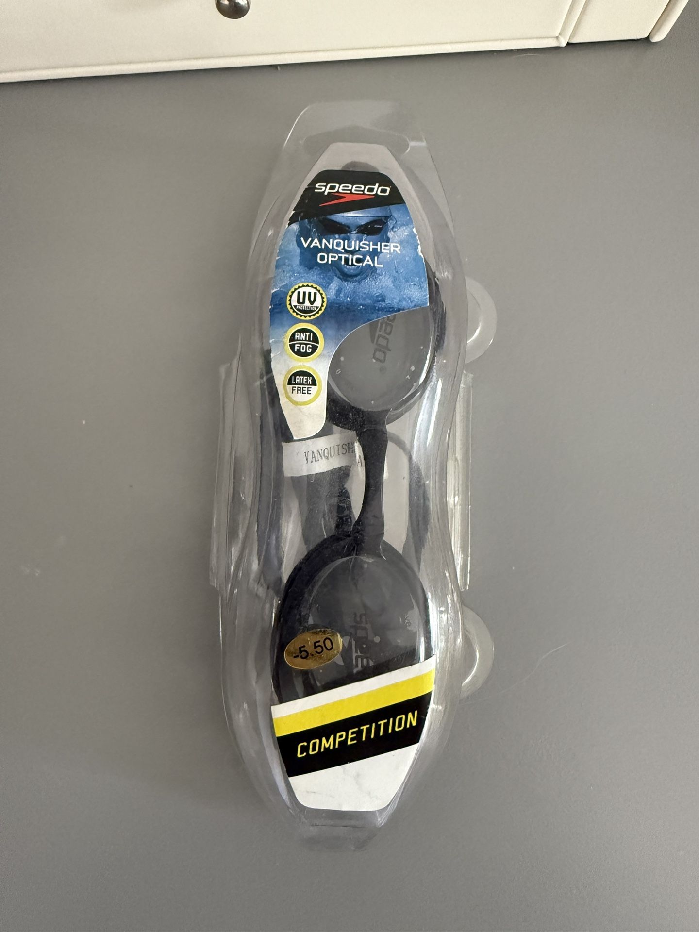 Speedo Vanquisher Optical Swim Men’s prescription Goggles