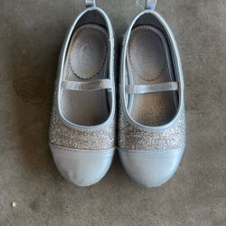 Silver Disney Ballet Flats 