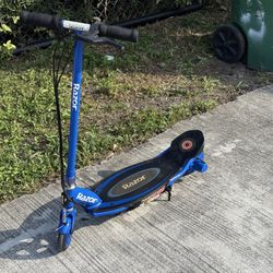 razor power core e95 electric scooter, blue