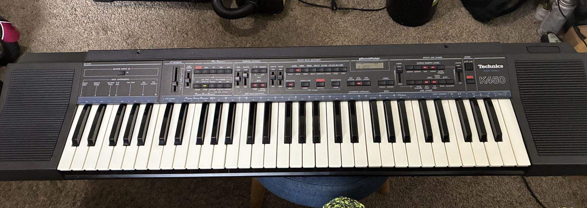 Professional keyboard, ready for your events
