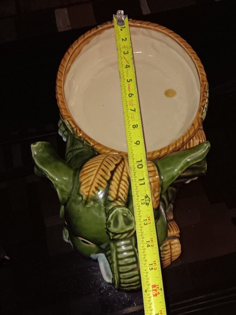 Elephant Ceramic Vase