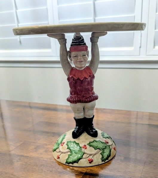 Elf Christmas Desert Plate