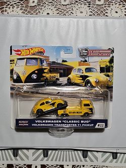 Hot Wheels Team Transporter VOLKSWAGEN CLASSIC BUG & T1 PICKUP # 22 NEW