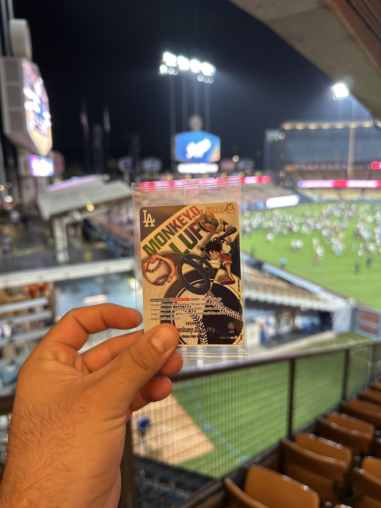 Luffy Dodgers TCG Card