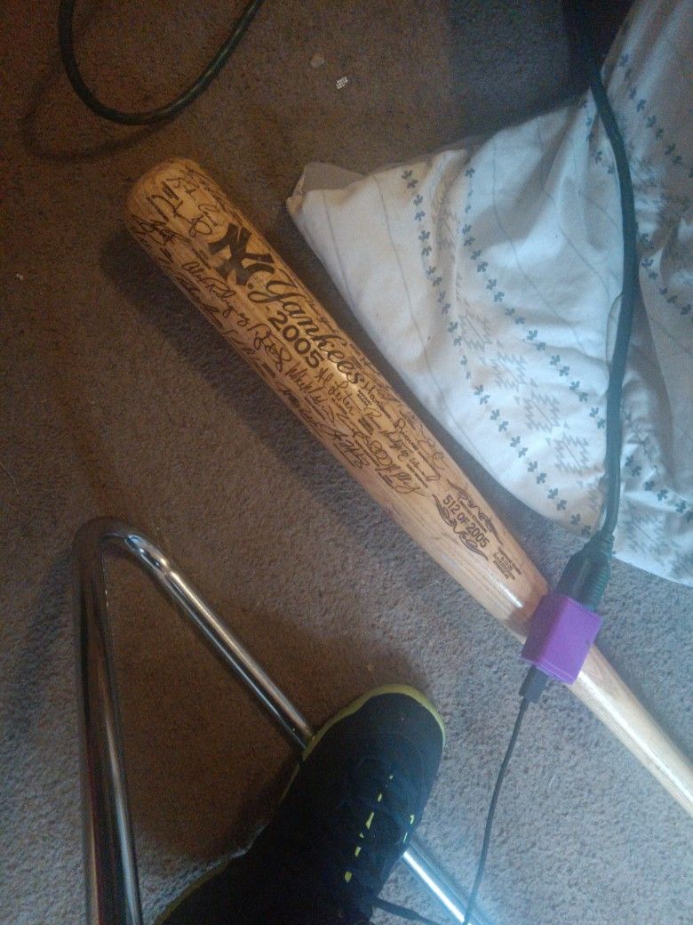 2005 Yankee's Bat