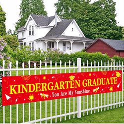 Kindergarten Graduation Banner