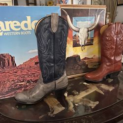 Laredo, Leather Cowgirl Boots Sz8