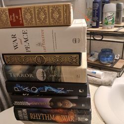 7 HARDCOVER COVER BOOKS. LOT 