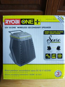New Ryobi Wireless Satellite Speaker