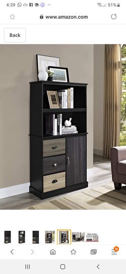 New bookcase with drawers