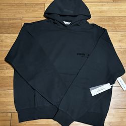 Black Essentials Hoodie