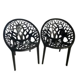 Set Of 2 Acrylic Chairs