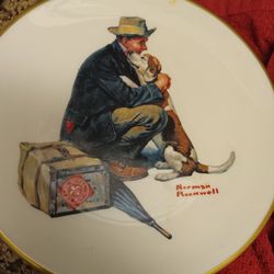 6 Norman Rockwell Collectible Plates 