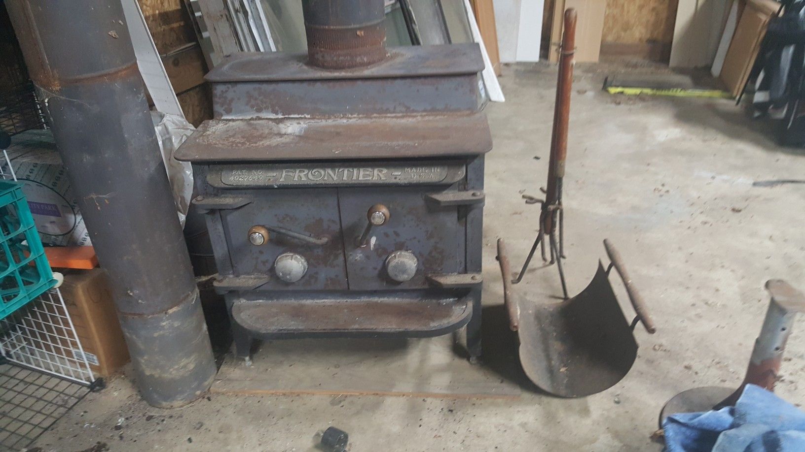 Cast Iron Wood Stove plus stove plus accessories for Sale in Olympia, WA -  OfferUp