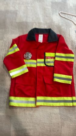 Kids Firefighter Costume Jacket size 4-5