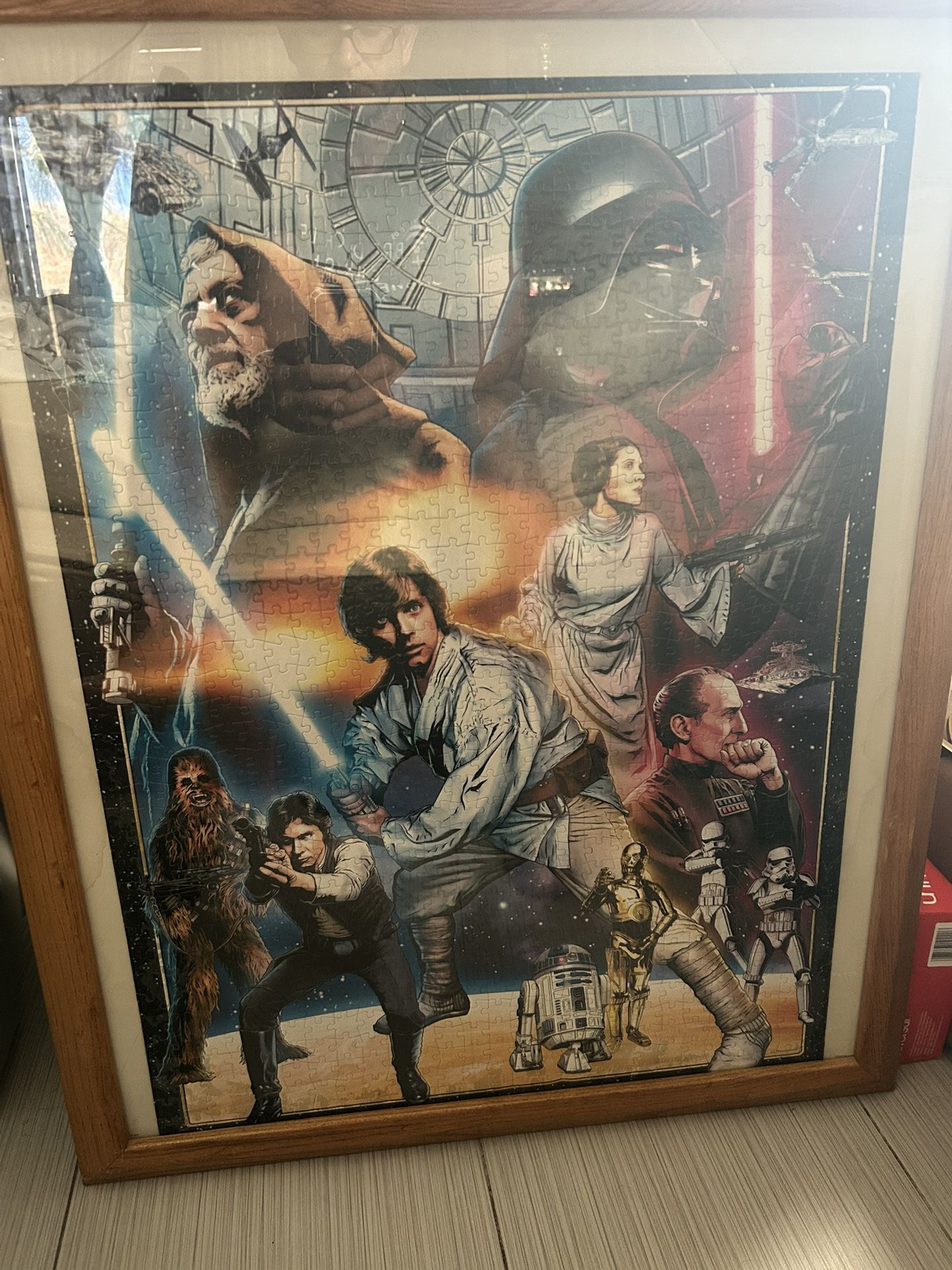 Vintage Star Wars Framed Puzzle. Best Offer