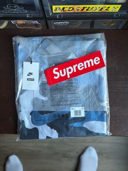 Supreme Nike Football Jersey FW26 Blue Camo