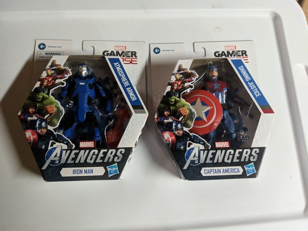 Gamerverse Captain America And Iron Man Figures