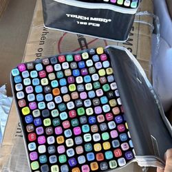 168-Color Dual-Tip Markers Set with Shoulder Bag - Art Markers for Coloring, Drawing & Sketching