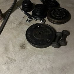 Weights/bench/dumbells/pecdec Latpulldown And Cables machine
