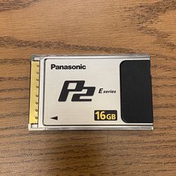 Panasonic P2 16GB E-Series Solid State Flash Memory Card AJ-P2E016XG