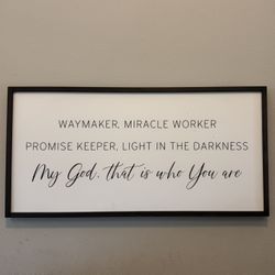 Waymaker Wall Decor 